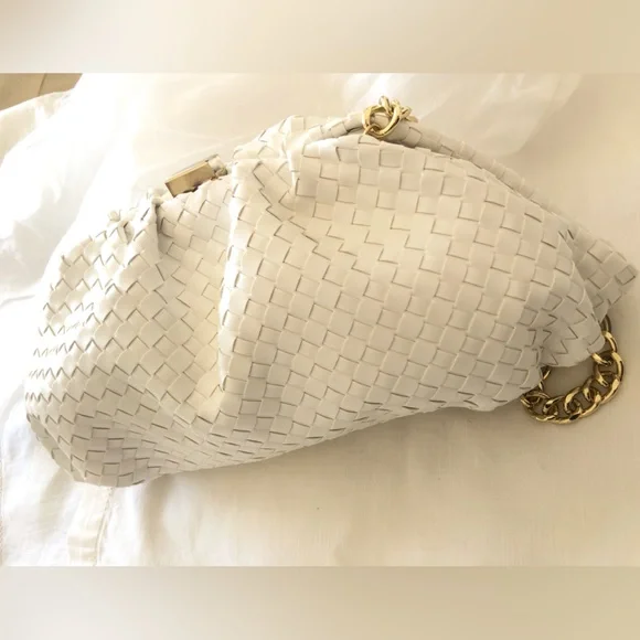 White House Black market woven Cross body bag/clutch - Picture 4 of 15